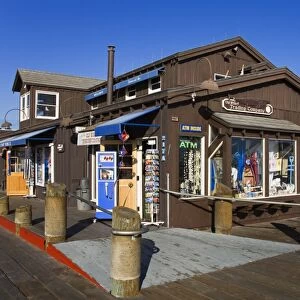 Store on Stearns Wharf, Santa Barbara Harbor, California, United States of America