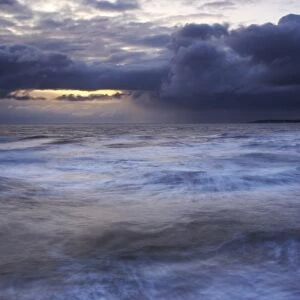 A stormy sea at Gorleston-on-Sea, Norfolk, England, United Kingdom, Europe