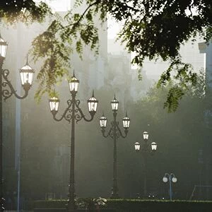 Street lamps, Buenos Aires, Argentina, South America