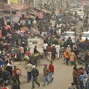 Street market, Amritsar. Punjab, India, Asia