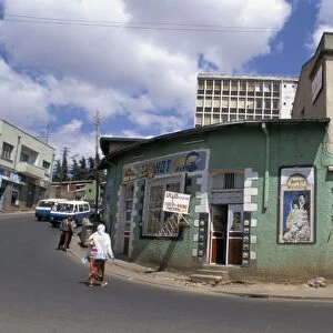 Street scene, Addis Ababa, Ethiopia, Africa