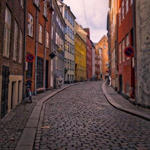 A street scene in Copenhagen, Denmark, Scandinavia, Europe