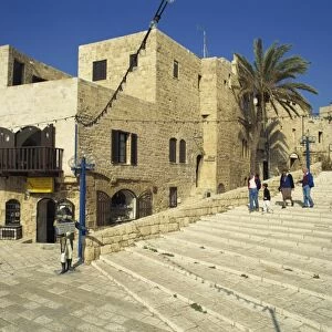Street scene, Old Jaffa, Jaffa, Israel, Middle East