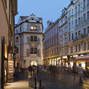 Street scene, Prague, Czech Republic, Europe