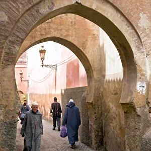 Street in the Souk, Medina, UNESCO World Heritage Site, Marrakech (Marrakesh)