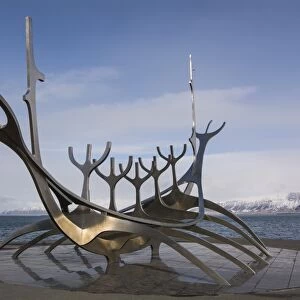 Sun Voyager Sculpture, Reykjavik, Iceland, Polar Regions