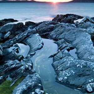 Sunet from Seilebost beach, Isle of Harris, Outer Hebrides, Scotland, United Kingdom