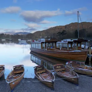 Sunrise, Ambleside, Lake Windermere, Lake District National Park, Cumbria, England, United Kingdom, Europe