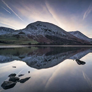 Sunrise over Brothers Water and Hartstop in Cumbria, The English Lake District, England
