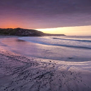 Sunrise over Kennack Sands on the Lizard, Cornwall, England, United Kingdom, Europe