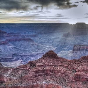 Sunrise at Mather Point, South Rim, Grand Canyon National Park, UNESCO World Heritage Site