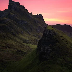 Sunrise at the Quiraing, Isle of Skye, Inner Hebrides, Scotland, United Kingdom, Europe