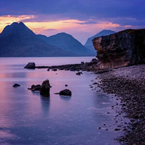 Sunset at Elgol, Isle of Skye, Inner Hebrides, Scotland, United Kingdom, Europe