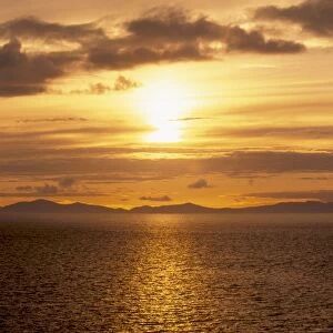 Sunset over the Minch