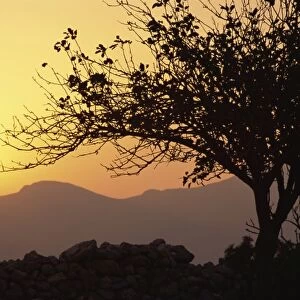 Sunset, Tilos, Dodecanese, Greek Islands, Greece, Europe