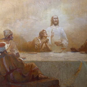 The Last Supper by Alfred Plauzeau, Saint-Jean de Montmartre church, Paris, France