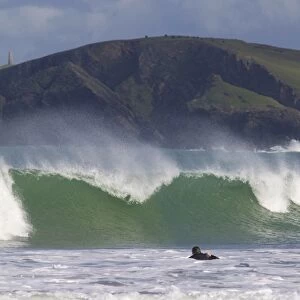 Surfers, Harlyn Bay, Cornwall, England, United Kingdom, Europe