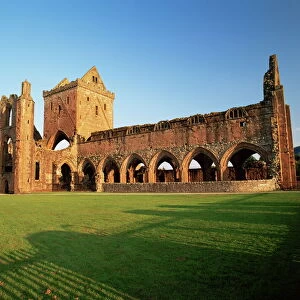 Sweetheart Abbey dating from 13th and 14th centuries
