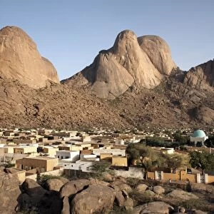 The Taka Mountains and the town of Kassala
