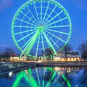 The tallest Ferris Wheel in Canada at the harbour, Montreal, Quebec, Canada