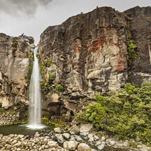 Taranaki Falls, Tongariro National Park, UNESCO World Heritage Site, North Island