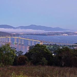 Tasman Bridge, River Derwent, Hobart, Tasmania, Australia, Pacific