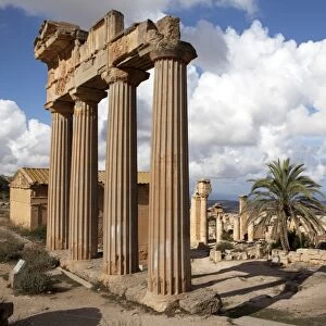 The Temple of Demeter, Cyrene, UNESCO World Heritage Site, Libya, North Africa, Africa