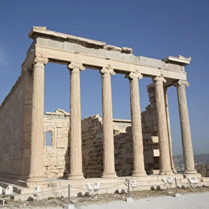 Temple of Erectheion, Acropolis, UNESCO World Heritage Site, Athens, Greece, Europe