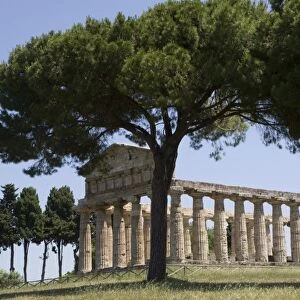 Temple of Neptune, Paestum, UNESCO World Heritage Site, Campania, Italy, Europe