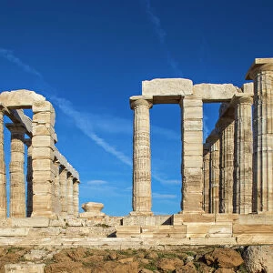 Temple of Poseidon, Cape Sounion, near Athens, Greece, Europe
