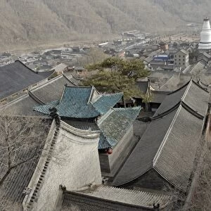The Five Terrace Mountain (Wutai Shan), one of Chinas most ancient Buddhist sites