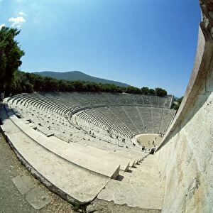 The theatre at the archaeological site of Epidavros