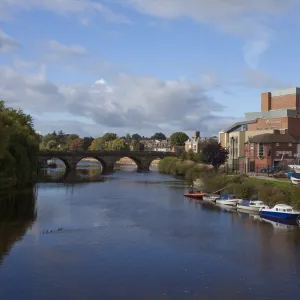 Theatre Severn and Welsh Bridge, Frankwell, Shrewsbury, Shropshire, England