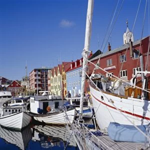 Thorshavn, capital of the Faroe Islands, a self-governing dependancy of Denmark, Europe
