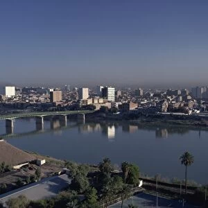 The Tigris River running through the city