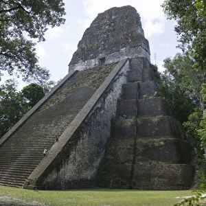 Tikal Temple 5, pre-Colombian Maya civilisation, Tikal, UNESCO World Heritage Site