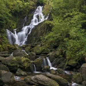 Torc Waterfall, County Kerry, Munster, Republic of Ireland, Europe