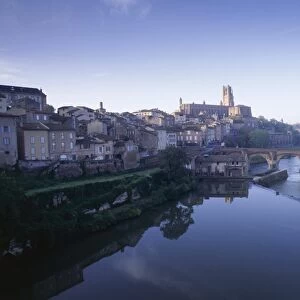 Town of Albi, Tarn River, Tarn Region, France, Europe