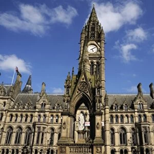 Town Hall, Albert Square, Manchester, England, United Kingdom, Europe