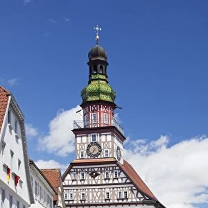 Town Hall, Kirchheim unter Teck, Swabian Alb, Baden Wurttemberg, Germany, Europe