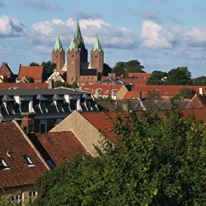 Town roofs, Kalundborg, Zealand, Denmark, Scandinavia, Europe