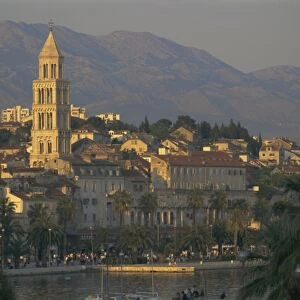 Town skyline, Split, Croatia, Europe