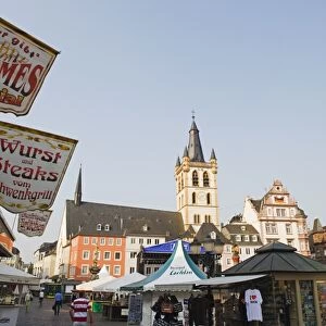 Town square, Trier, Rhineland, Germany, Europe