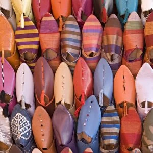 Traditional footware in the souk