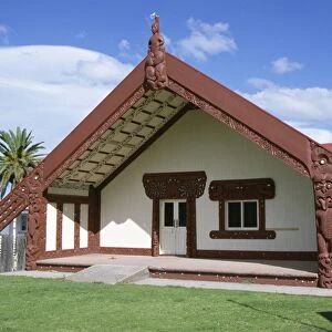 Traditional Maori religious centre