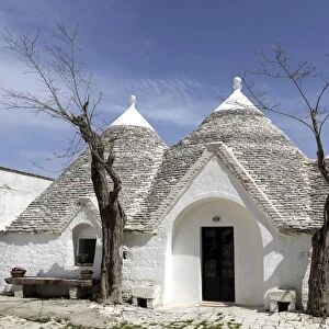 A traditional trullo house at Masseria Tagliente, an agricultural and agrotourism