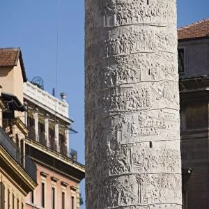 Trajans Column, Rome, Lazio, Italy, Europe