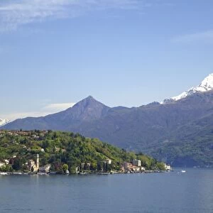 Tremezzo and Cadenabbia in spring sunshine, Lake Como, Lombardy, Italian Lakes, Italy, Europe