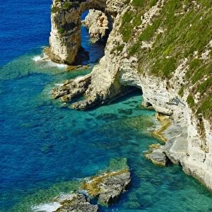 Tripitos Arch, Paxos, Paxi, Ionian Islands, Greek Islands, Greece, Europe