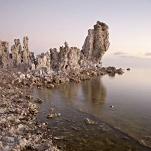 Tufa formations at first light, Mono Lake, California, United States of America